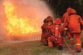 Basic firefighting training in South Africa