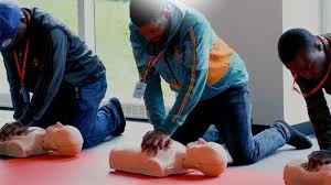First aid CPR training with Black South African instructor
