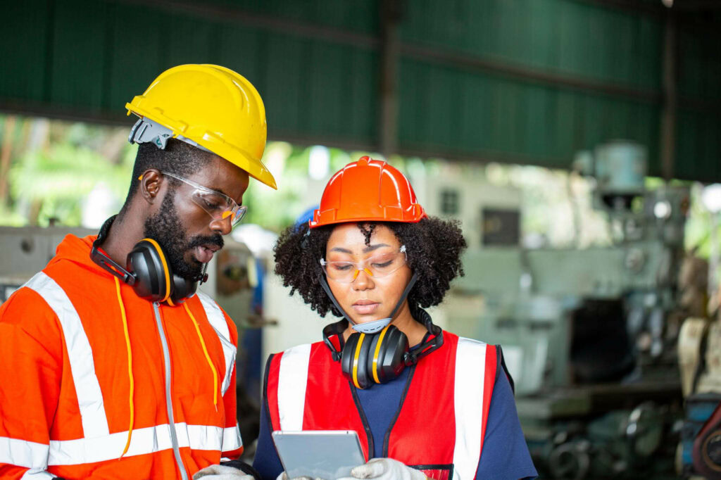 Professional South African trainer leading a class